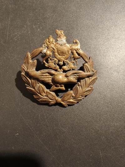 老王徽章第181期 - 英国皇家海军航空兵帽徽     二战时期