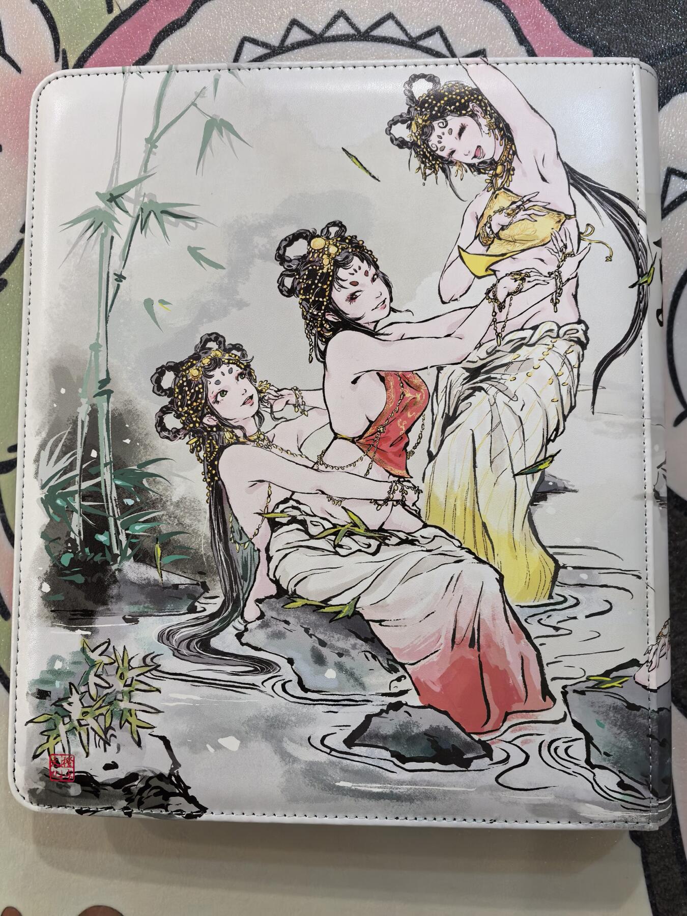 丫丫卡拍贺岁期-隔天发货（2月11日22：00截拍） 【卡册】橙卡文化--百媚西游 九宫皮质拉链接驳卡册一本☆无内页