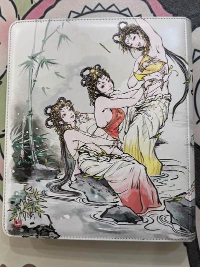 丫丫卡拍贺岁期-隔天发货（2月11日22：00截拍） - 【卡册】橙卡文化--百媚西游 九宫皮质拉链接驳卡册一本☆无内页