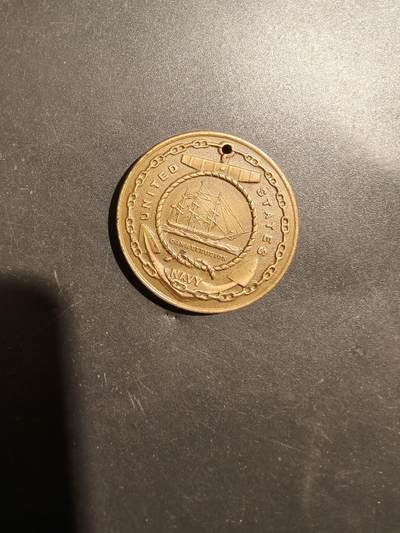 老王徽章第181期 - 美国海军品德优良奖章   无上挂