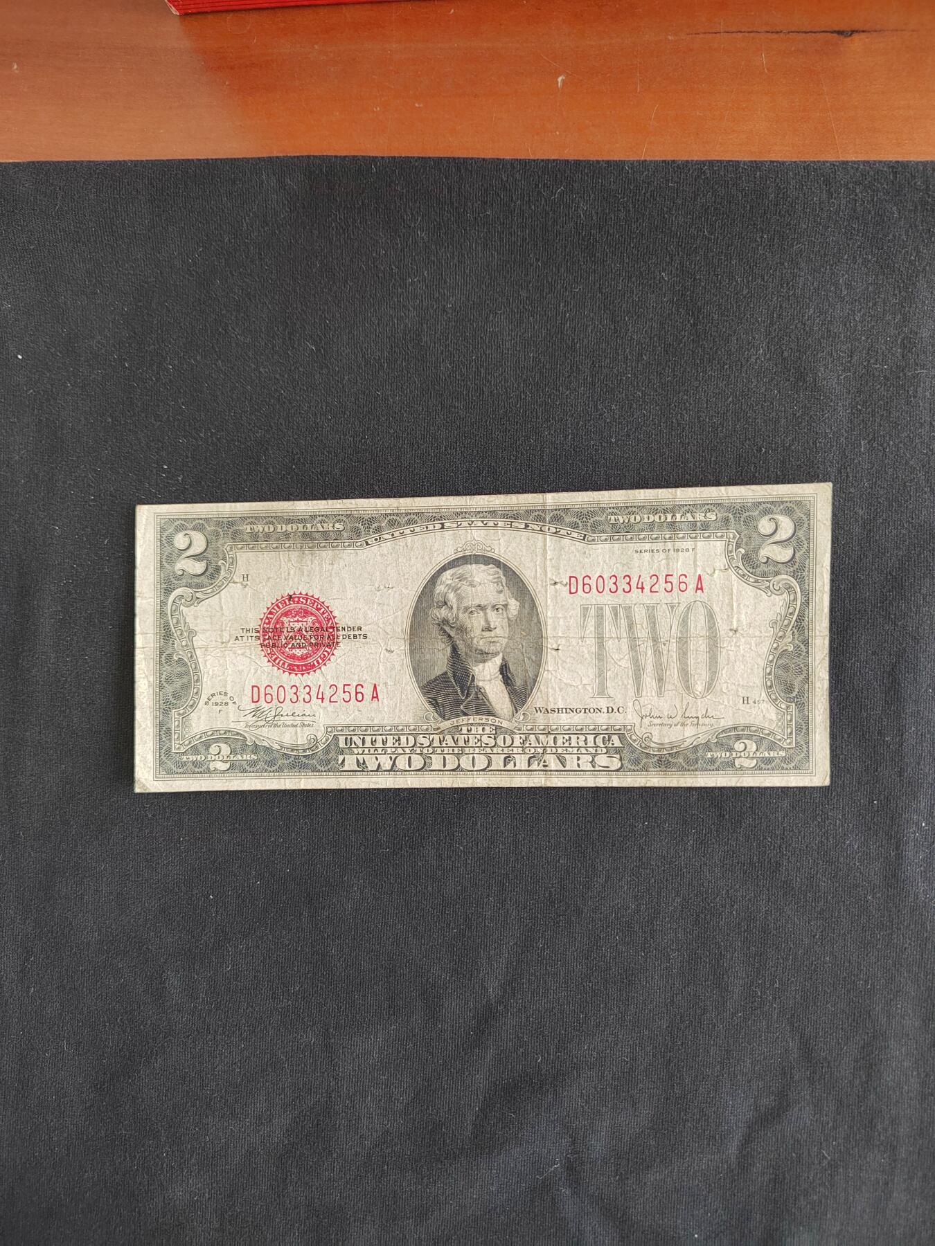 1928年2美元