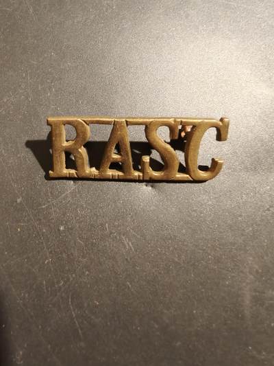 老王徽章第181期 - 英国皇家服务军团肩章    一战时期