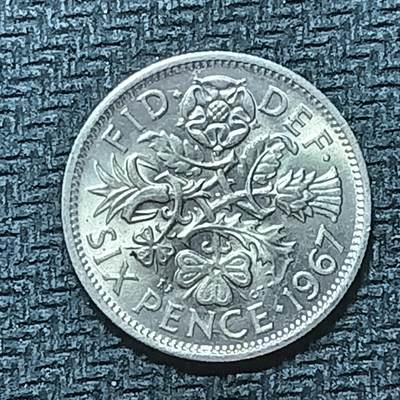 逸泉钱币2026B第十场世界钱币纪念币专场B1231-1615 - 1388英国6便士