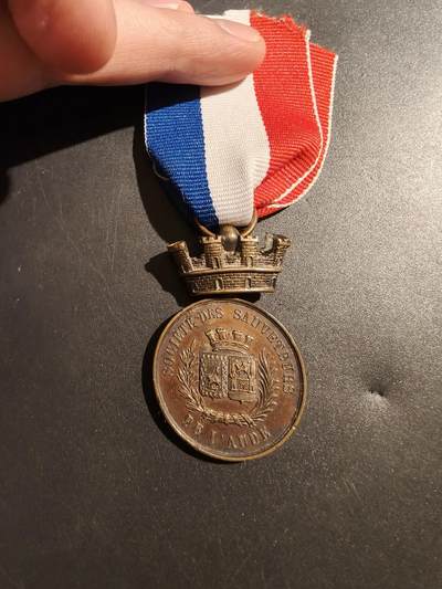 老王徽章第181期 - 法国铜级奥德省救生员协会奖章 