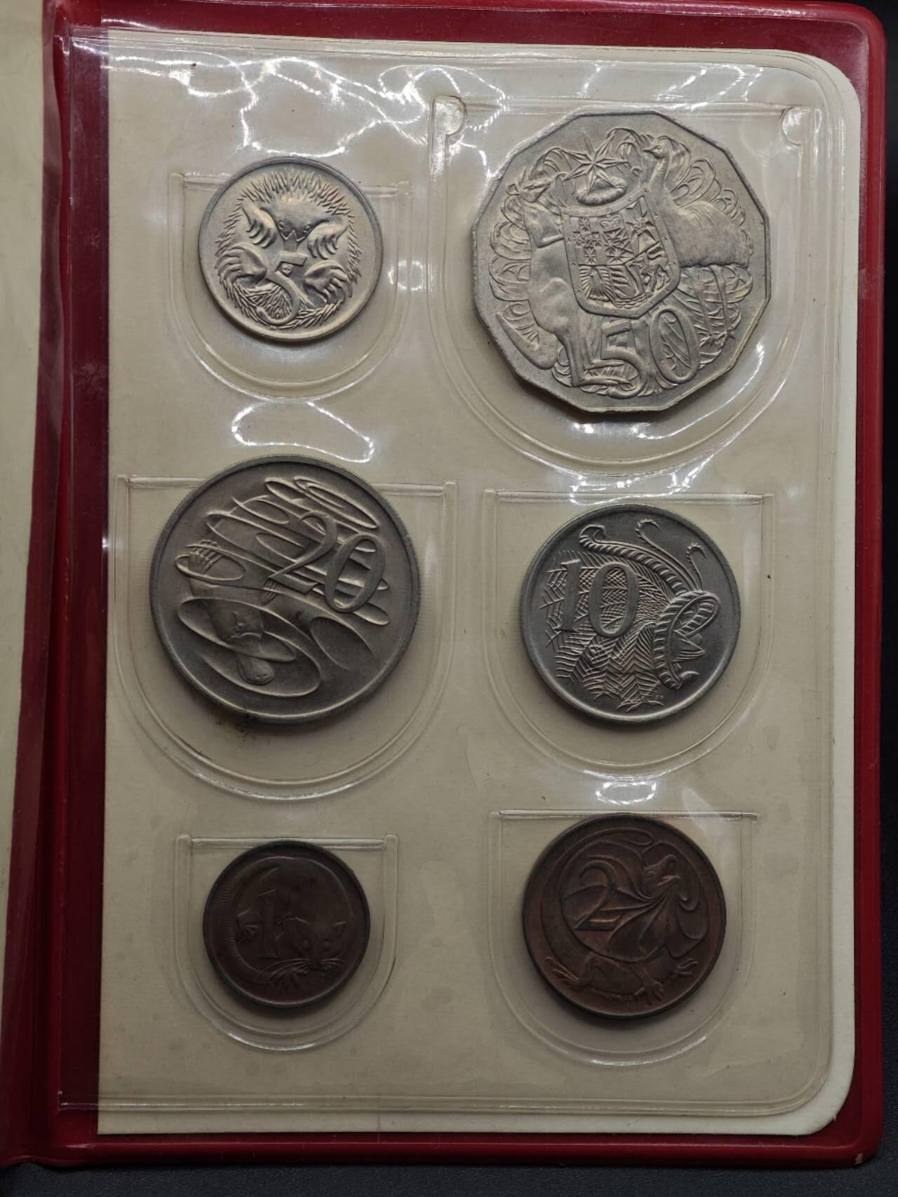 【淘币小摊】实时拍第八百七十拍   银币套币场    年前最后一场周一预留全部发出 本场无中意拍品可私信周日发货请更换最新收货地址不方便收货的请勿参拍或者顺丰到付 澳大利亚1969年套币