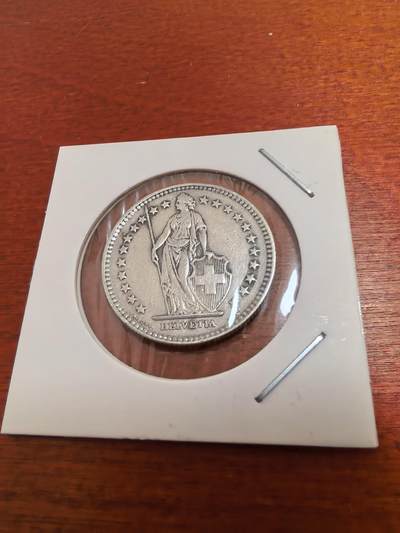 长老汇蛇年精选第九十九场拍卖 - 1939瑞士女神2法郎银币，10克835银