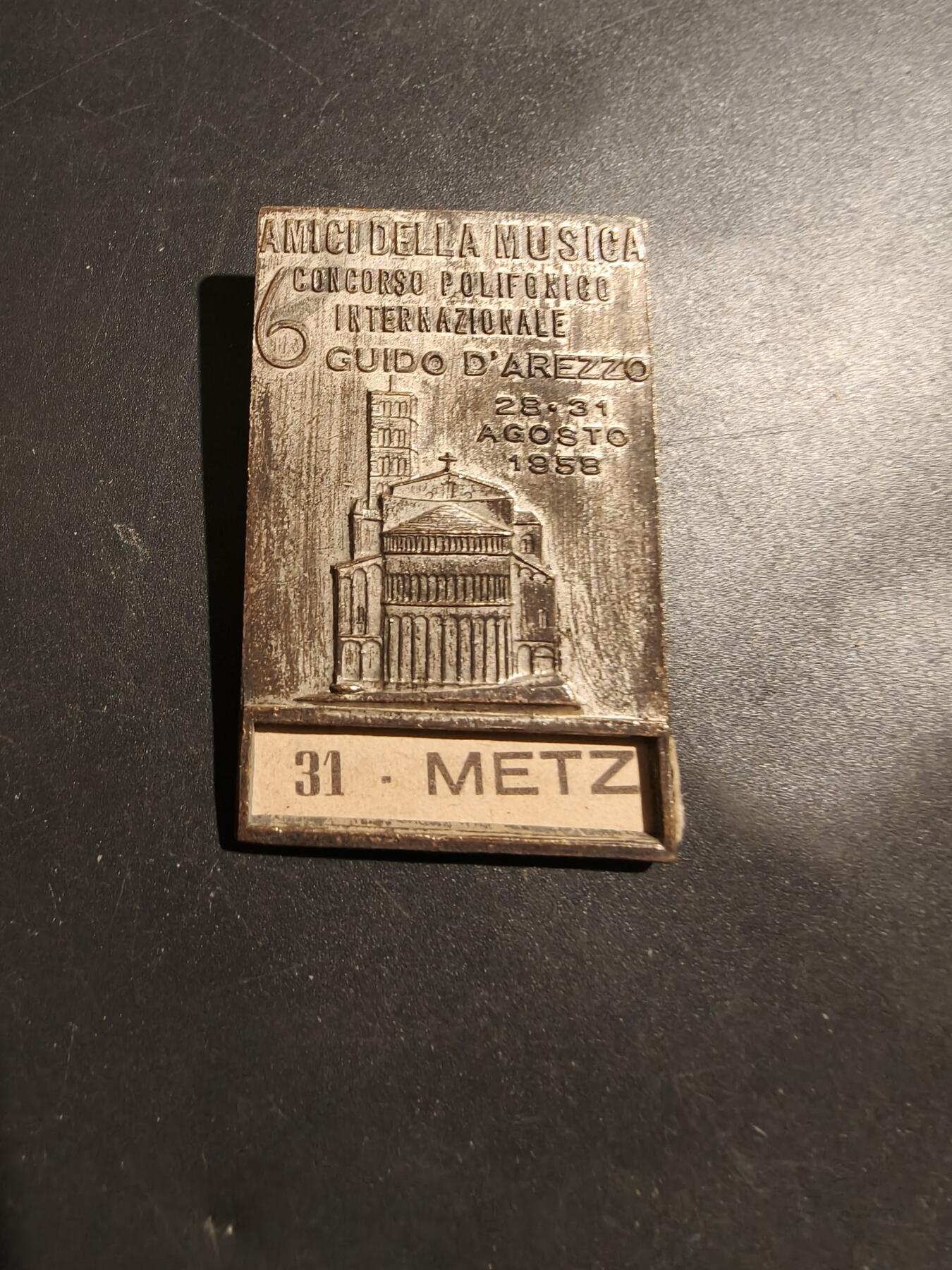 老王徽章第181期 法国梅兹市证章