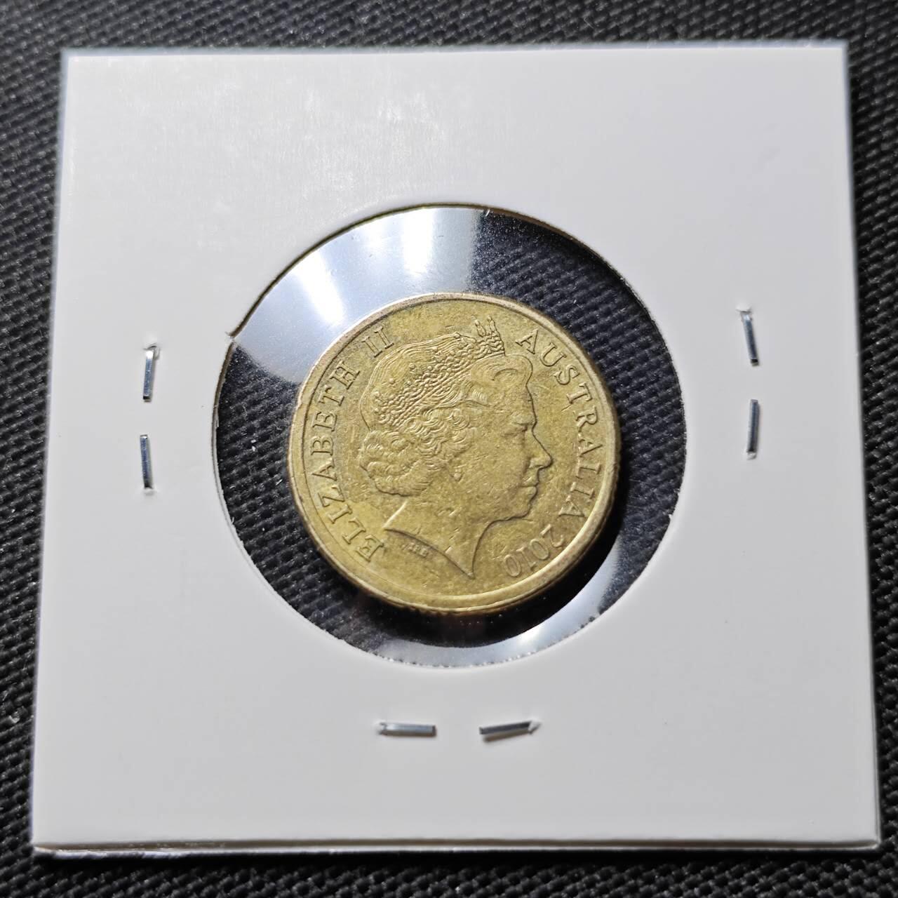 KK钱币收藏小铺  第395期  2月预留时间 周末发货 2010澳大利亚土著人2元 