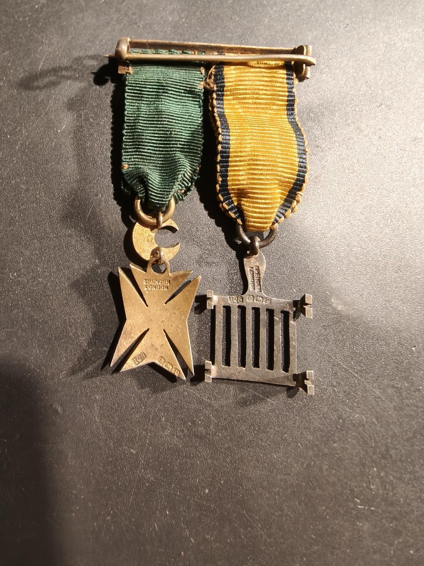 老王徽章第181期 英国共济会迷你联排    925银    11.3g