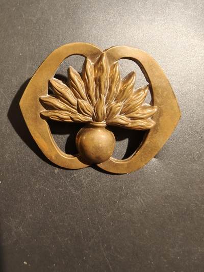 老王徽章第181期 - 荷兰近卫掷弹兵团帽徽    二战时期