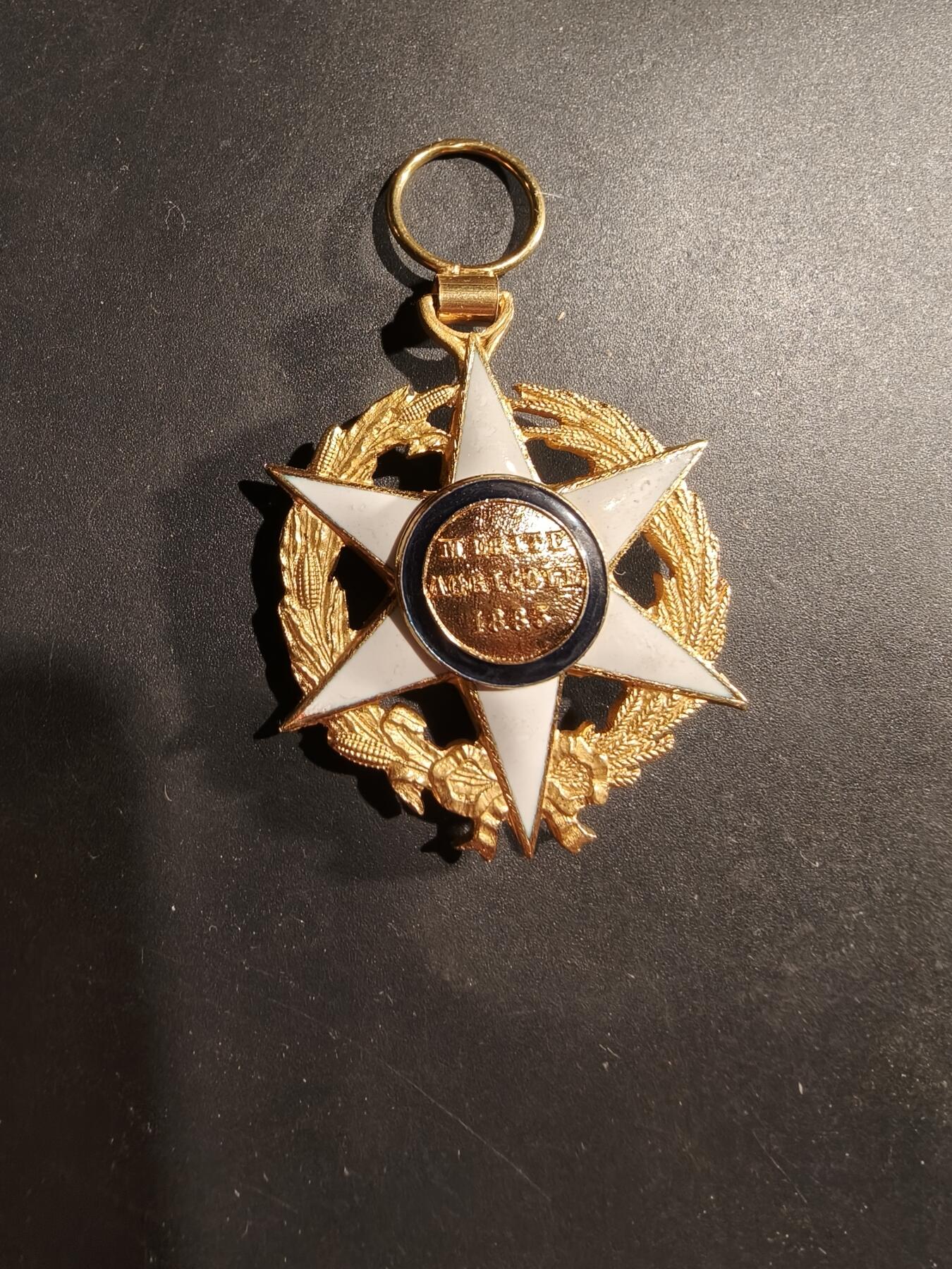 老王徽章第181期 法国骑士级农业功绩勋章    无绶带