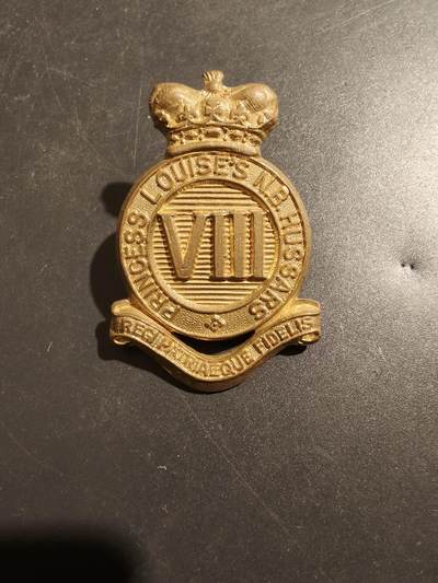 老王徽章第181期 - 英联邦第8加拿大骠骑兵团帽徽     维多利亚女王时期