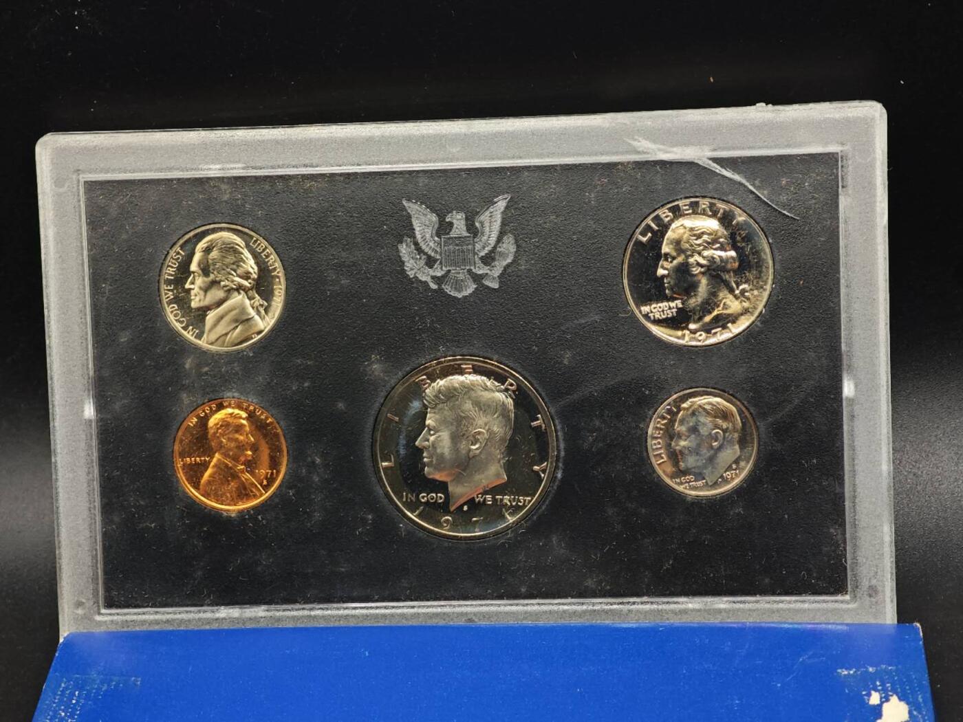 【淘币小摊】实时拍第八百七十拍   银币套币场    年前最后一场周一预留全部发出 本场无中意拍品可私信周日发货请更换最新收货地址不方便收货的请勿参拍或者顺丰到付 美国1971年精制套币