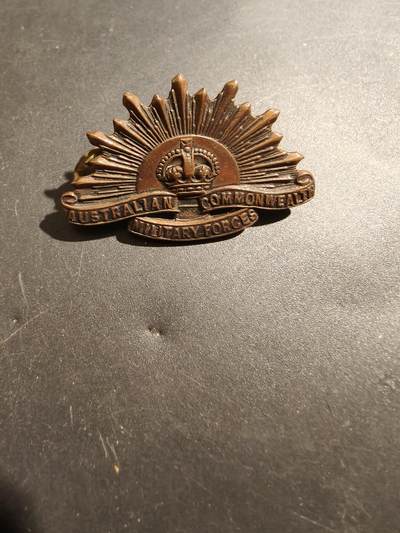 老王徽章第181期 - 英联邦澳大利亚远征军领章    一战时期