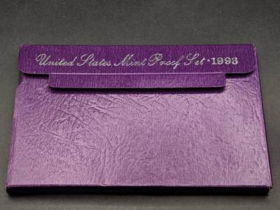 【淘币小摊】实时拍第八百七十拍   银币套币场    年前最后一场周一预留全部发出 本场无中意拍品可私信周日发货请更换最新收货地址不方便收货的请勿参拍或者顺丰到付 - 美国1993年精制套币盒证全