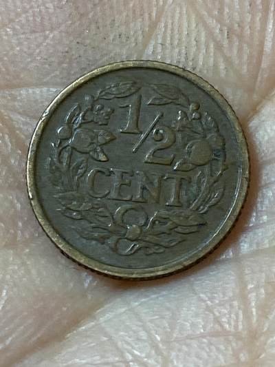 2026年第二十一场(总第一百九十场）外国好品散币场(免佣金) - 荷兰🇳🇱1936年1/2分(威廉明娜女王第四版，Grapes –葡萄标)