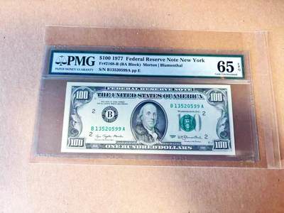 【Blue Auction】世界纸币精拍第785期——18级TOP拍卖/信誉/品质/专业/高效💫 - 【无47】美国 1977年100美金 PMG65EPQ 
