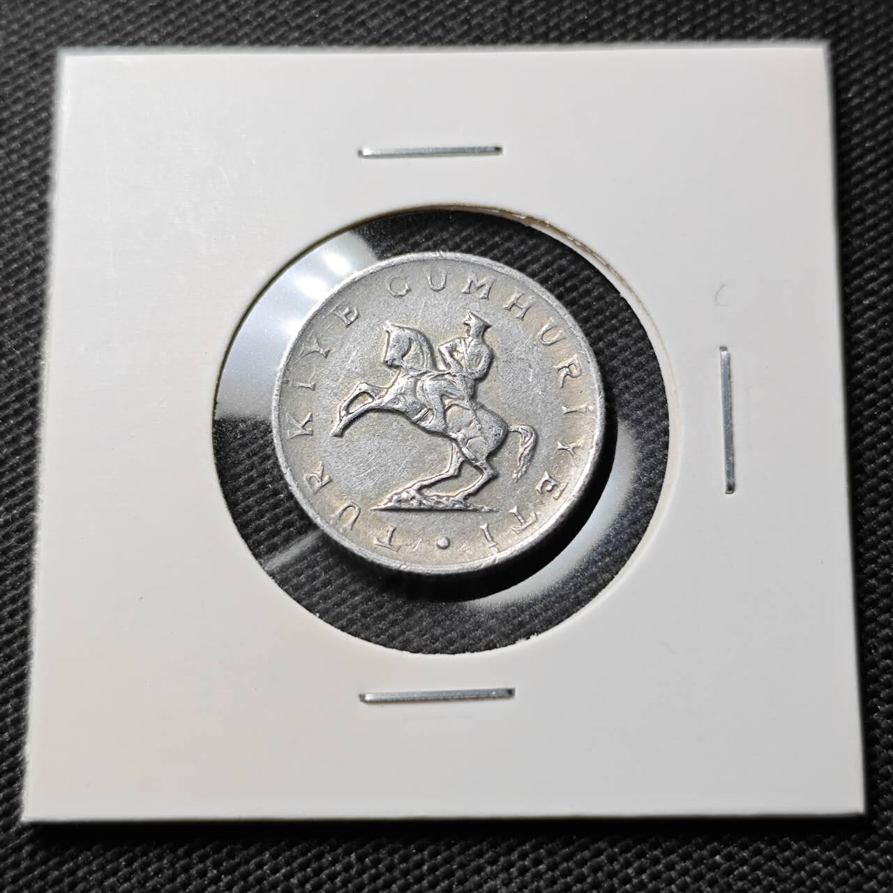 KK钱币收藏小铺  第395期  2月预留时间 周末发货 1982土耳其5里拉 