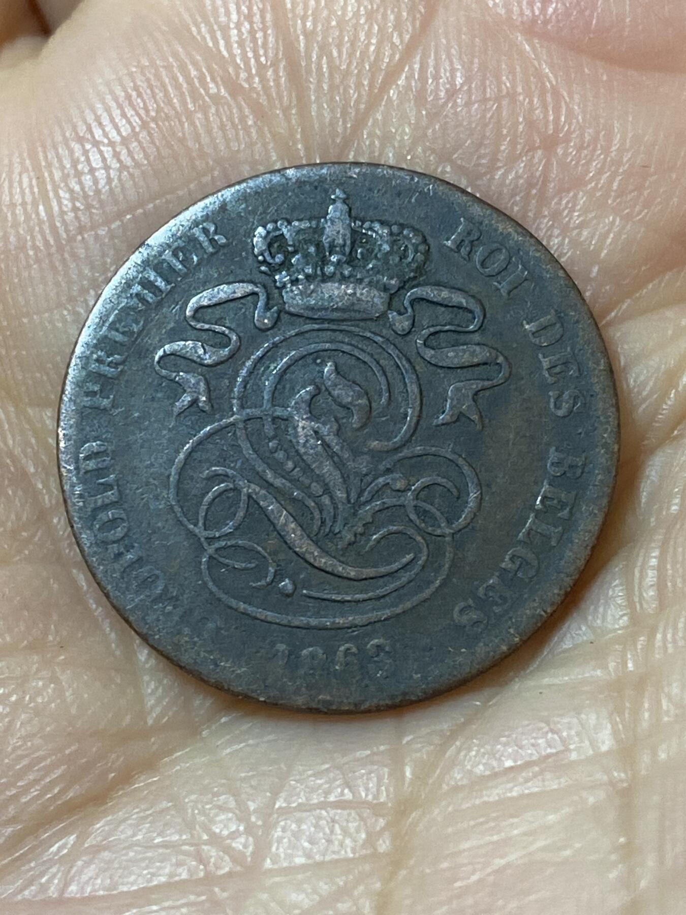 2026年第二十一场(总第一百九十场）外国好品散币场(免佣金) 比利时🇧🇪1863年2分(利奥波德一世时期，第三版)