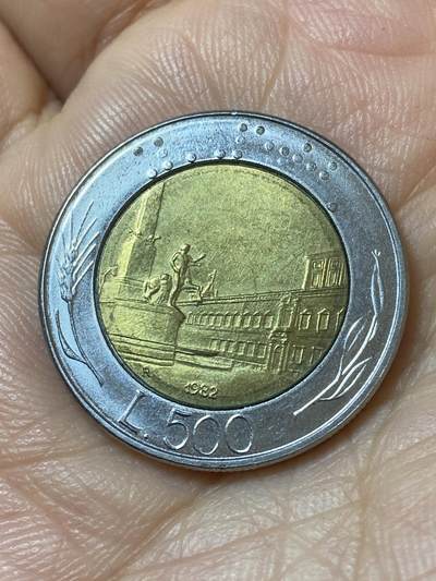 2026年第二十一场(总第一百九十场）外国好品散币场(免佣金) - 意大利🇮🇹1982年500里拉
