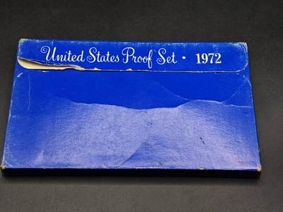 【淘币小摊】实时拍第八百七十拍   银币套币场    年前最后一场周一预留全部发出 本场无中意拍品可私信周日发货请更换最新收货地址不方便收货的请勿参拍或者顺丰到付 - 美国1972年精制套币