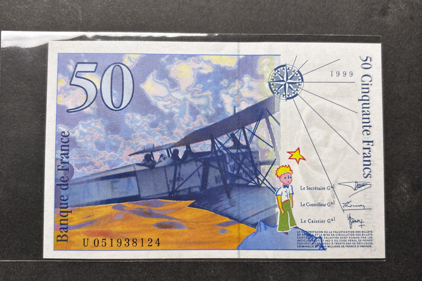 【金马踏春，泉马奔腾】2026 年新年贺岁场，（定于年初五接财神截拍）祝各位老板马到成功，马上有钱，愿岁岁平安喜乐顺遂 全新 1999 年版法国小王子 20 法郎