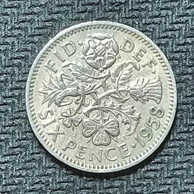 逸泉钱币2026B第十场世界钱币纪念币专场B1231-1615 - 1394英国6便士