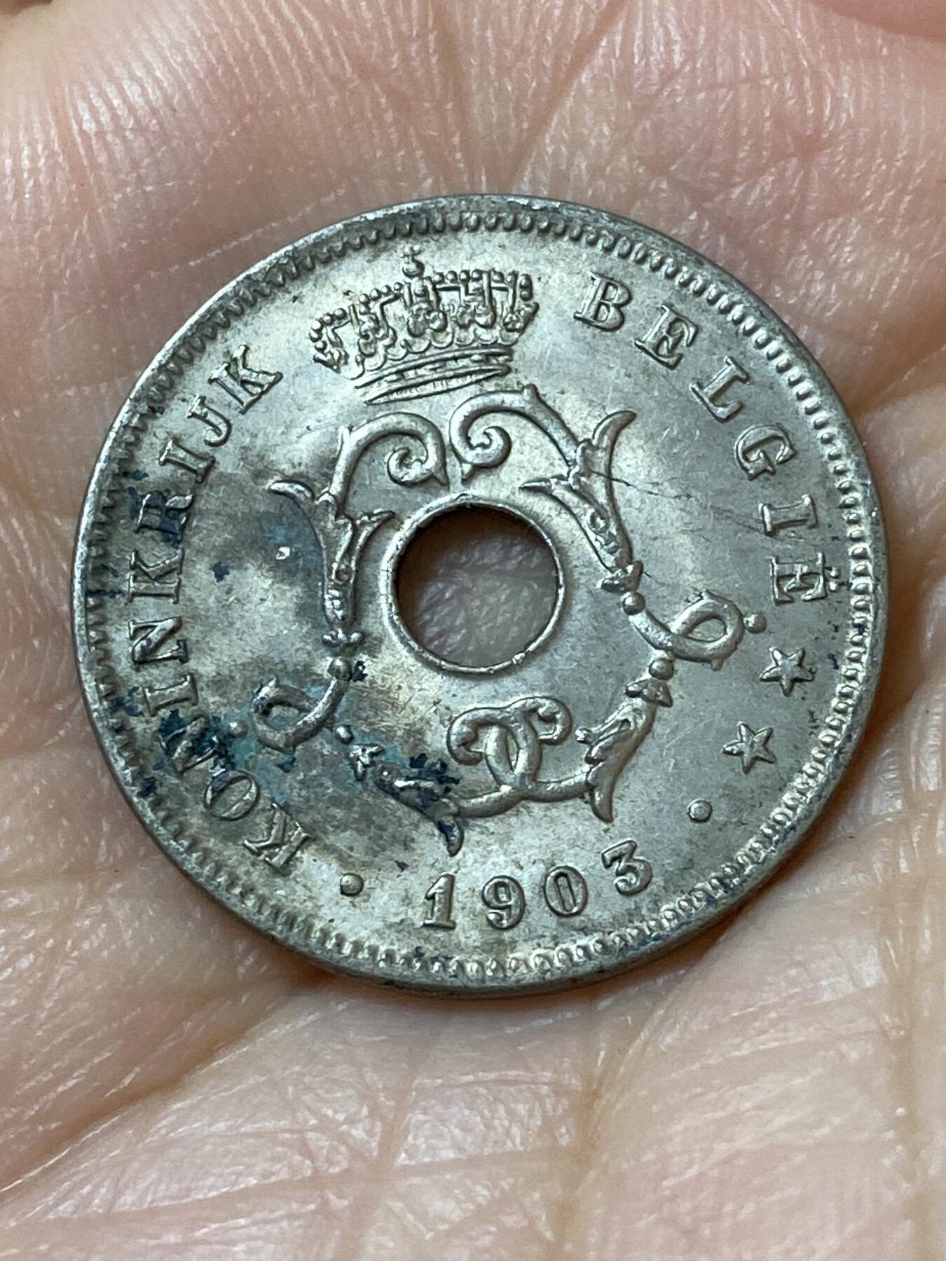 2026年第二十一场(总第一百九十场）外国好品散币场(免佣金) 比利时🇧🇪1903年10分(利奥波德二世时期，大年份版首发年，荷语版)