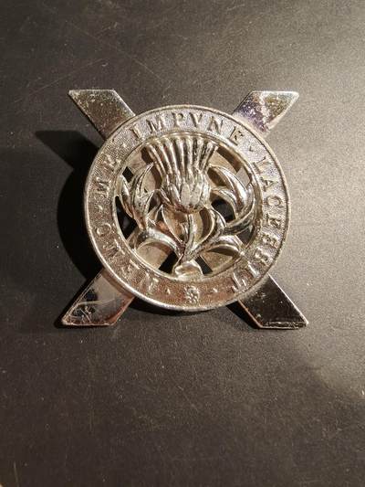 老王徽章第181期 - 英国苏格兰低地旅帽徽   女王时期