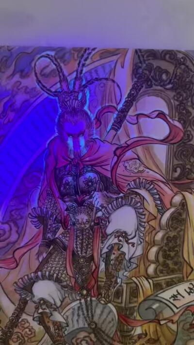 周六第99期阳大大卡牌拍卖第99期（持续收拍品，周六晚上九点截拍，进群福利早知道） 【手绘卡】墨婉文化 太乙 顶级画作 齐天大圣 满屏特效 爱好者必入佳作 A6左右大小