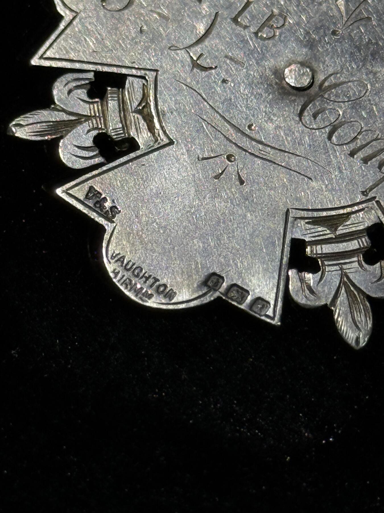 欢庆春节！戎马世界章牌大赏第111期春节大拍 北洋水师致远舰下水纪念章，银制