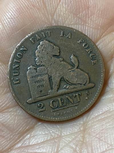 2026年第二十一场(总第一百九十场）外国好品散币场(免佣金) - 比利时🇧🇪1836年2分(利奥波德一世时期，第三版)