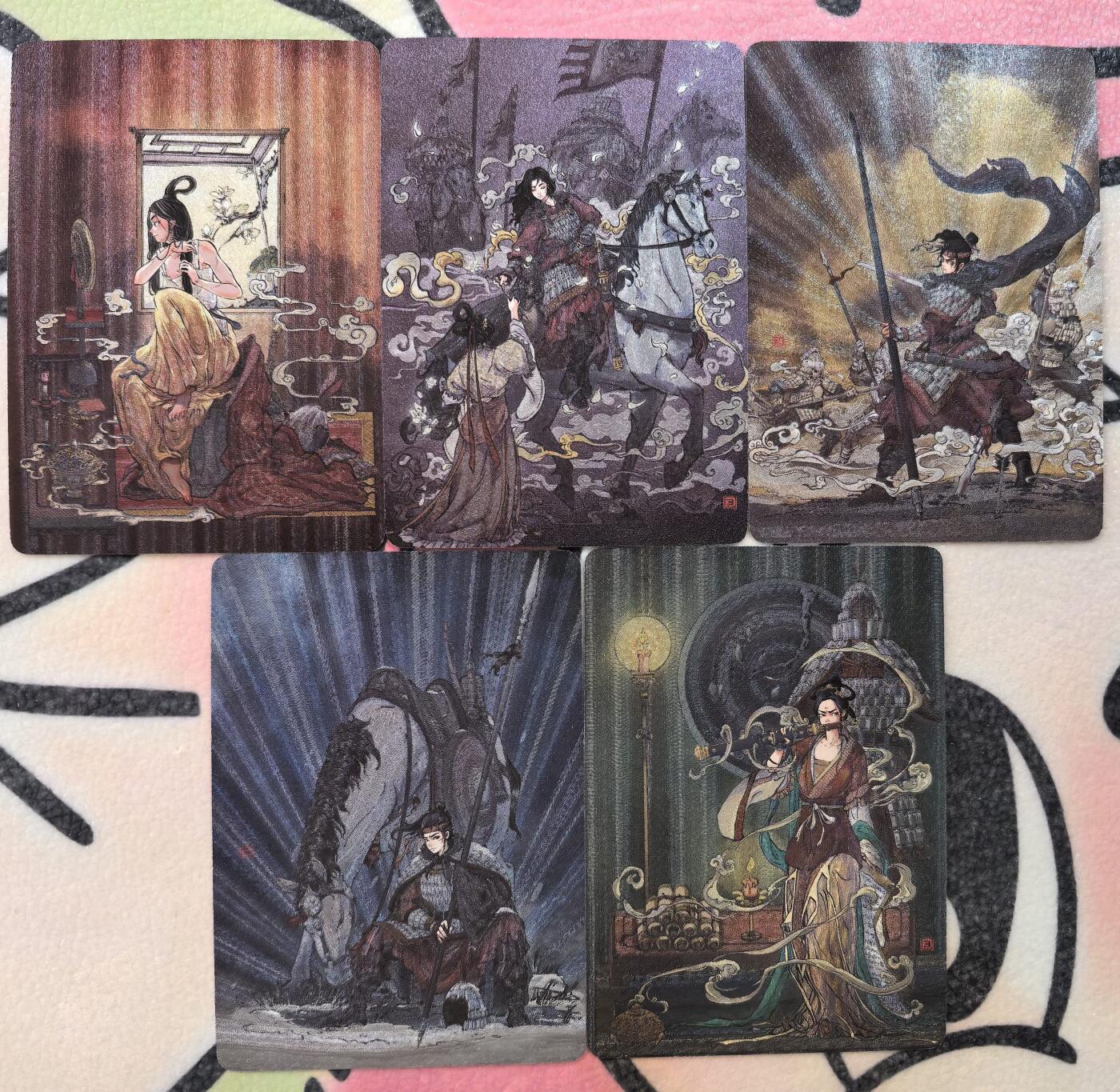 丫丫卡拍贺岁期-隔天发货（2月11日22：00截拍） 【半粗套】橙卡文化--百媚西游 花木兰档 一套五张