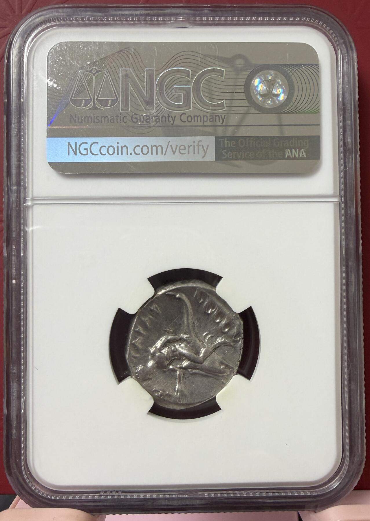 2026年2月捡漏拍 古希腊塔拉斯海豚少女银币