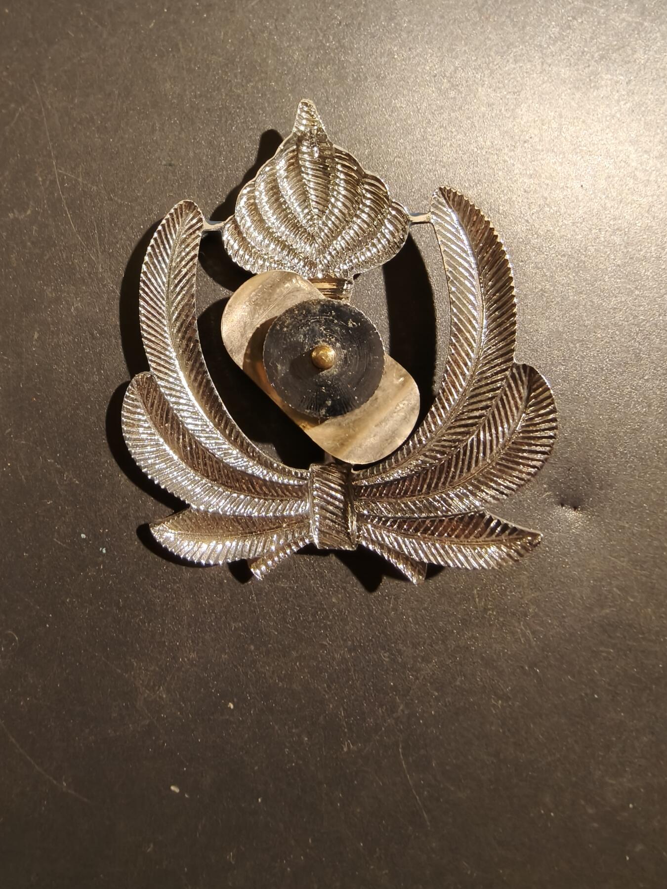 老王徽章第181期 比利时军事警察帽徽    二战时期