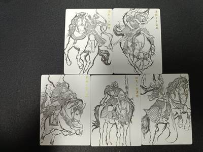 天玑星卡拍第170期《2.9周一截拍》持续收拍收评中 满赠卡需备注 - 卡德曼 张建东水浒 五虎上将 线稿 五张