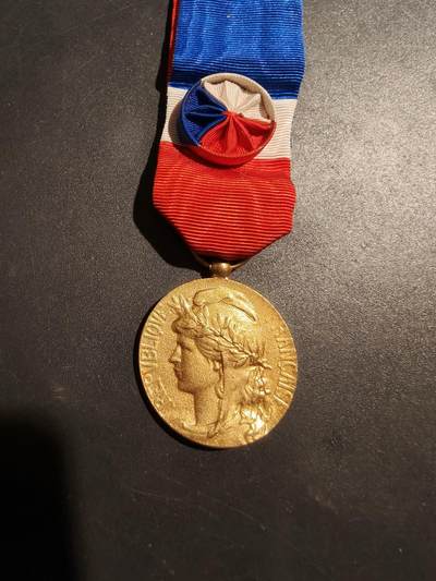 老王徽章第181期 - 法国金级劳动荣誉奖章