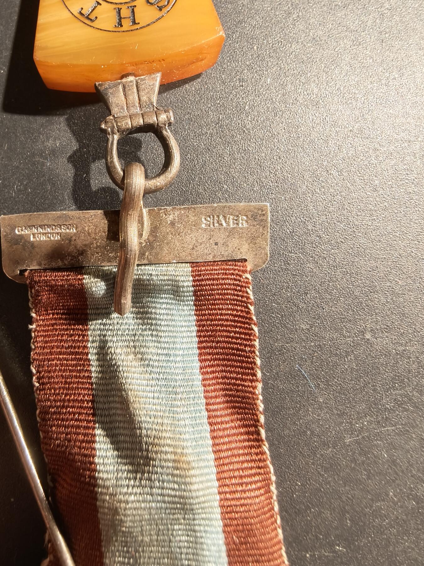 老王徽章第181期 英国共济会奖章    925银    11.9g