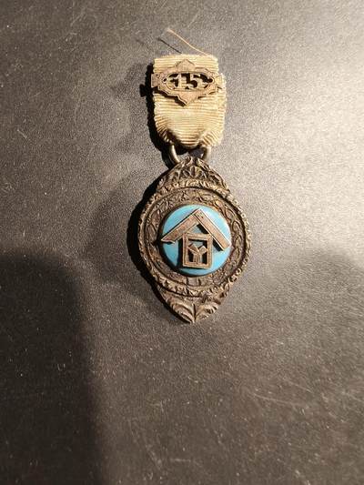 老王徽章第181期 - 英国共济会奖章   925银    迷你尺寸    7.7g