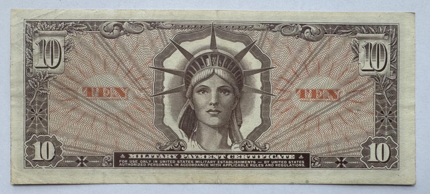 2026第3场（总第230期）：精品测试钞、外钞综合场 美国1965年越战时期10美元军票（品如图）