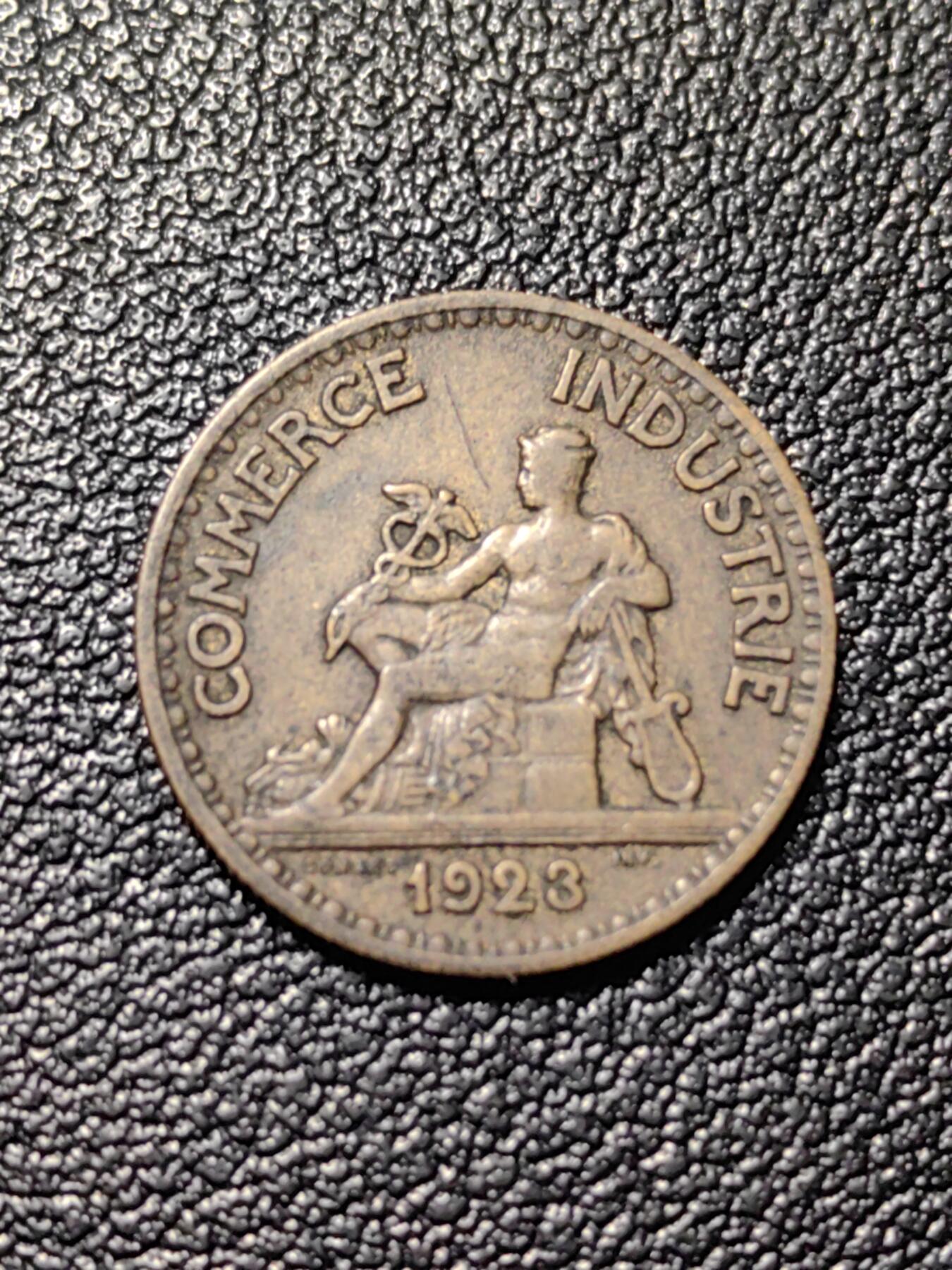 靖甫拍卖第三场 法国商业协会50分代币1923