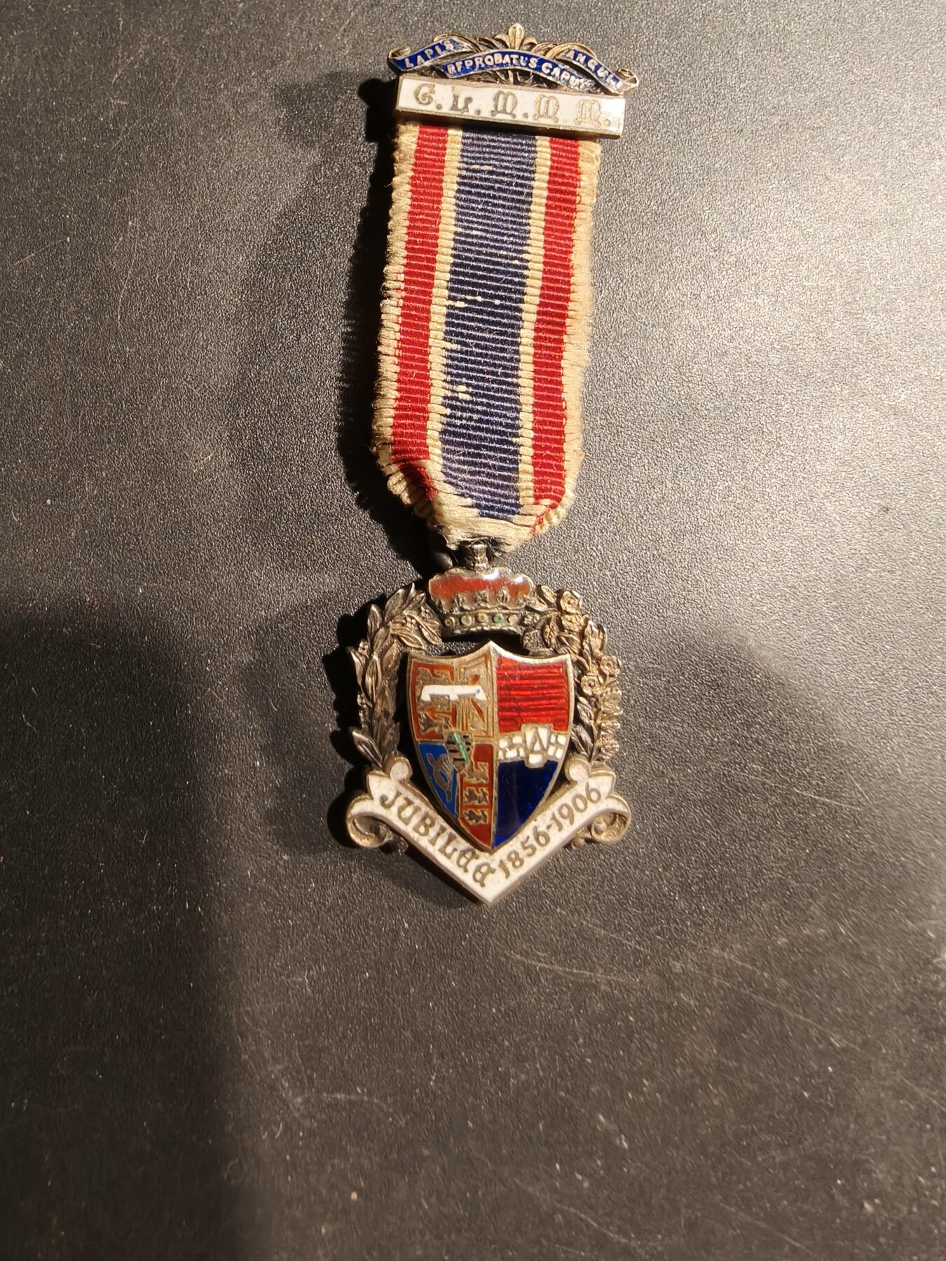 老王徽章第181期 英国共济会奖章    迷你尺寸    925银珐琅    5.6g