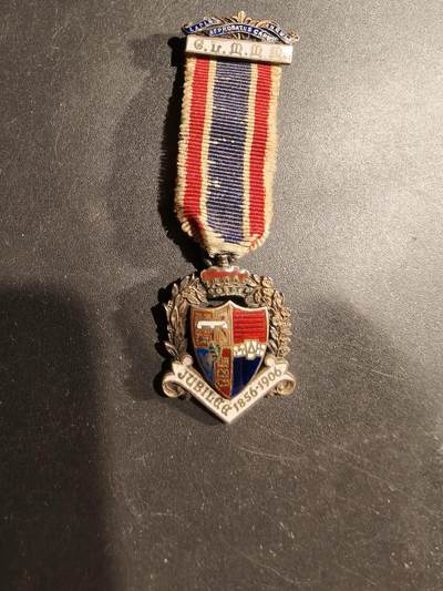 老王徽章第181期 - 英国共济会奖章    迷你尺寸    925银珐琅    5.6g