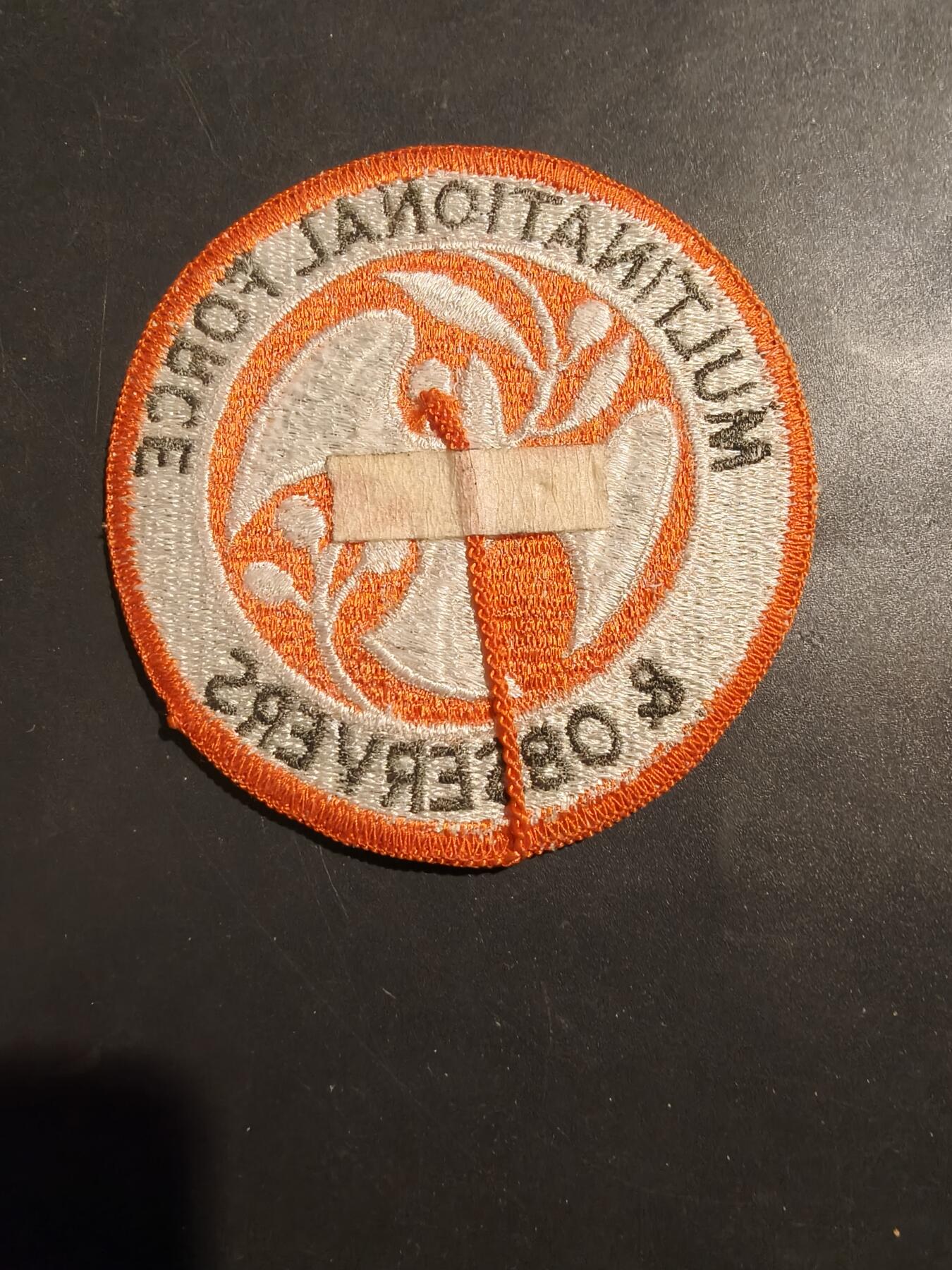 老王徽章第181期 中东战争多国维和部队军事观察员臂章