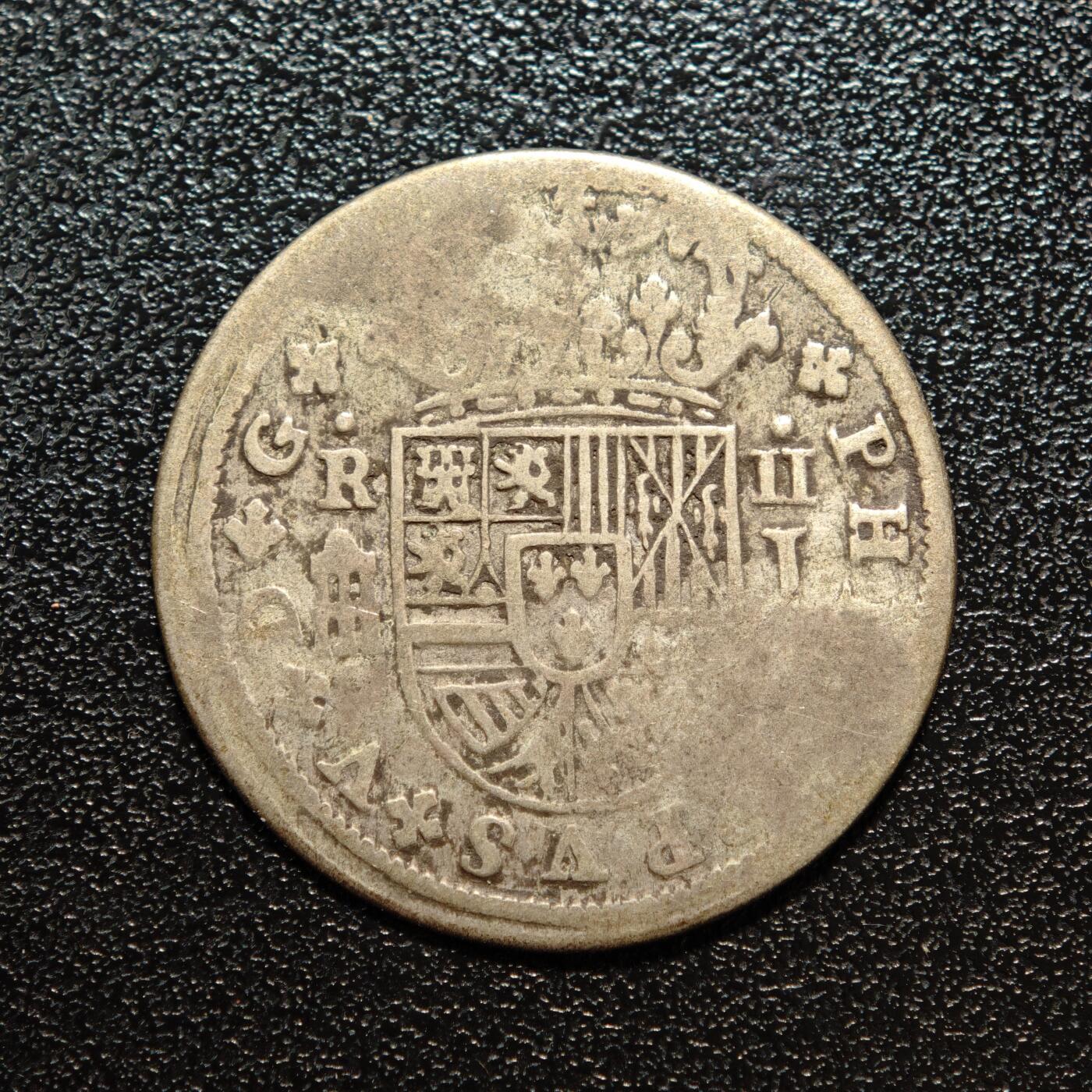 【德藏】世界币章拍卖第165期（拍品征集中~欢迎藏友联系） 1718年 西班牙哈布斯堡王朝 菲利佩五世（腓力五世）· 西属米兰公国 1杜卡特（或1比索级）银币 直径约：28.7mm；重约：5.2g