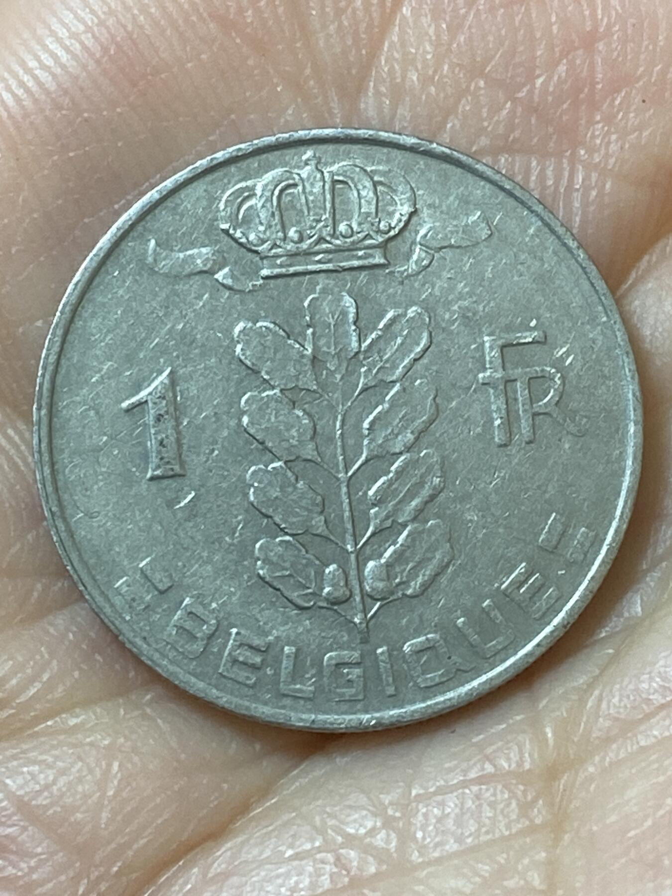 2026年第二十一场(总第一百九十场）外国好品散币场(免佣金) 比利时🇧🇪1973年1法郎(博杜安一世时期，法语版)