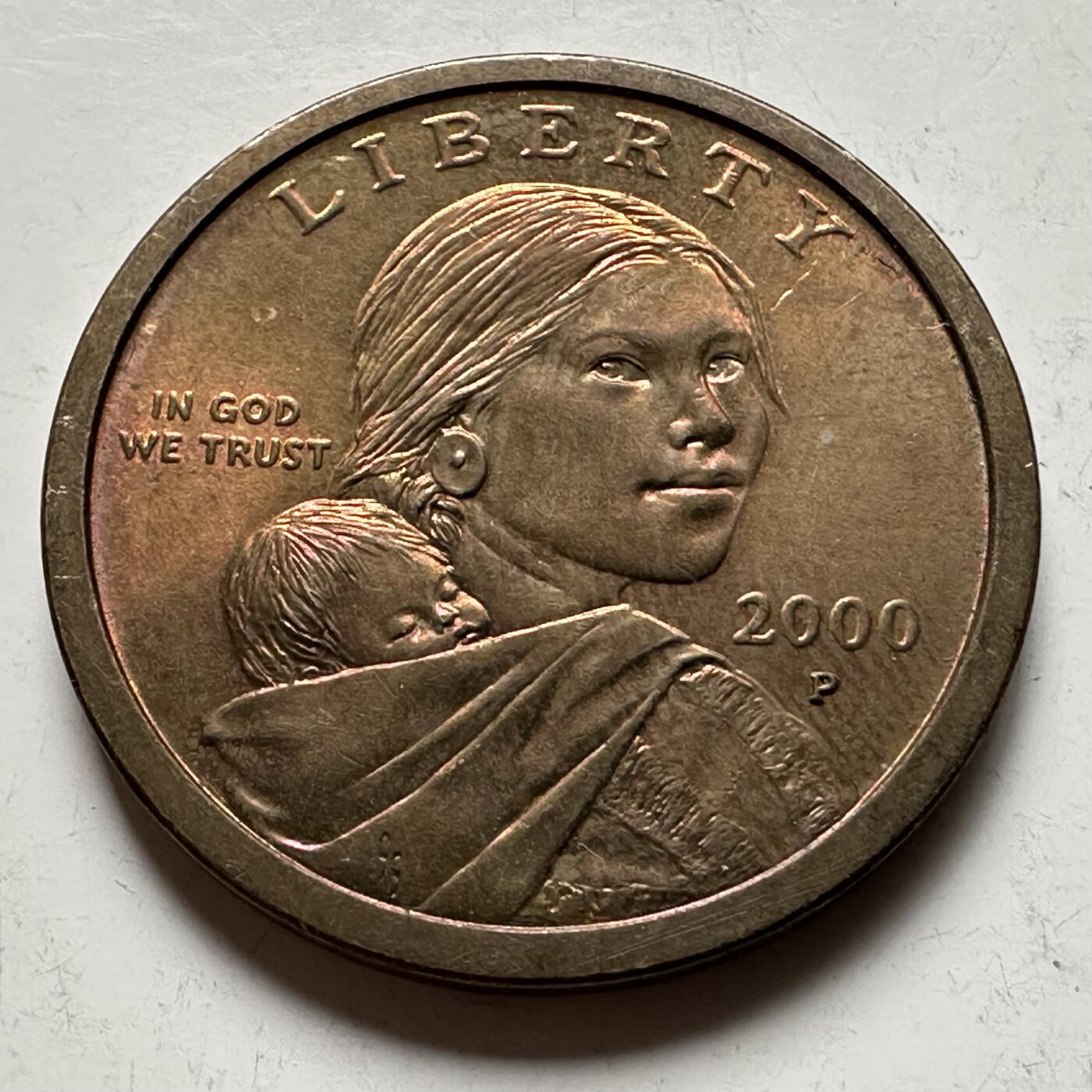 🌹外币初藏🌹🐯2026年第18场 快递将在12号停运 年前需发货的抓紧 ，年后正月十五恢复发货 美国2000年萨卡嘉维¥1