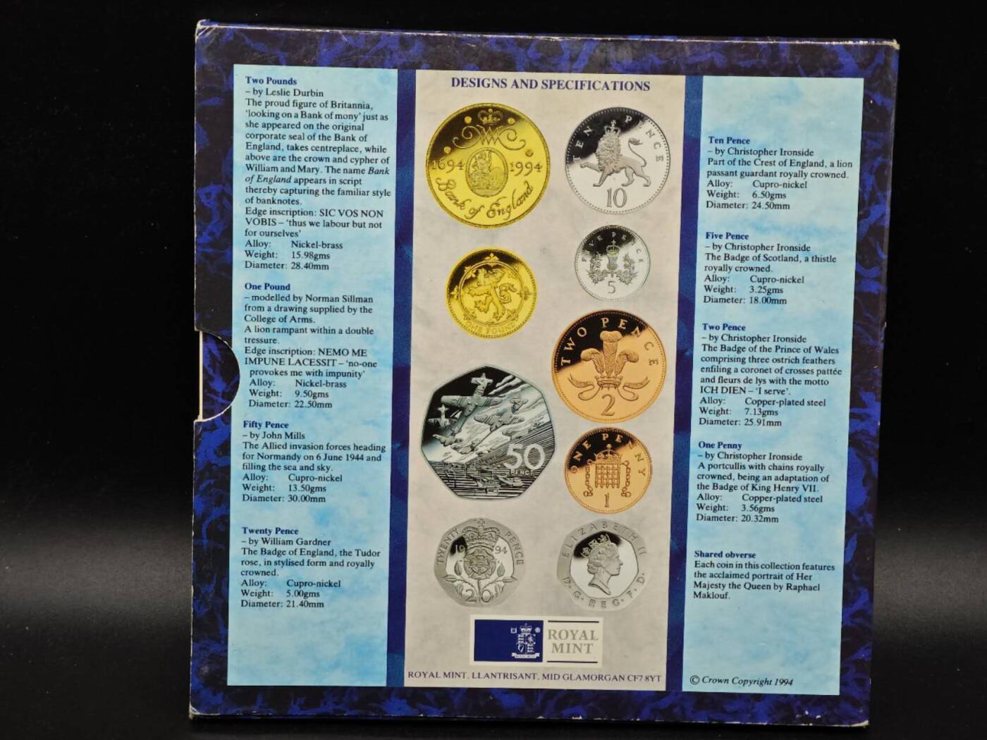 【淘币小摊】实时拍第八百七十拍   银币套币场    年前最后一场周一预留全部发出 本场无中意拍品可私信周日发货请更换最新收货地址不方便收货的请勿参拍或者顺丰到付 英国1994年套币