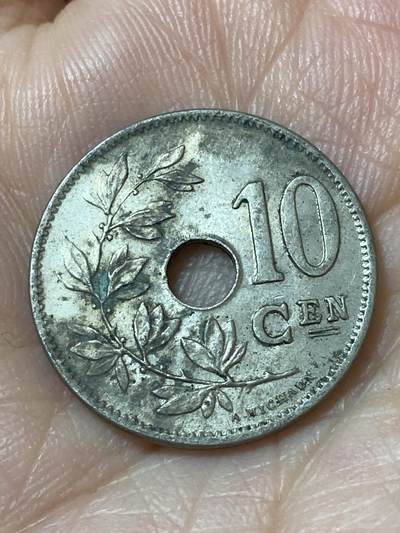 2026年第二十一场(总第一百九十场）外国好品散币场(免佣金) - 比利时🇧🇪1903年10分(利奥波德二世时期，大年份版首发年，荷语版)