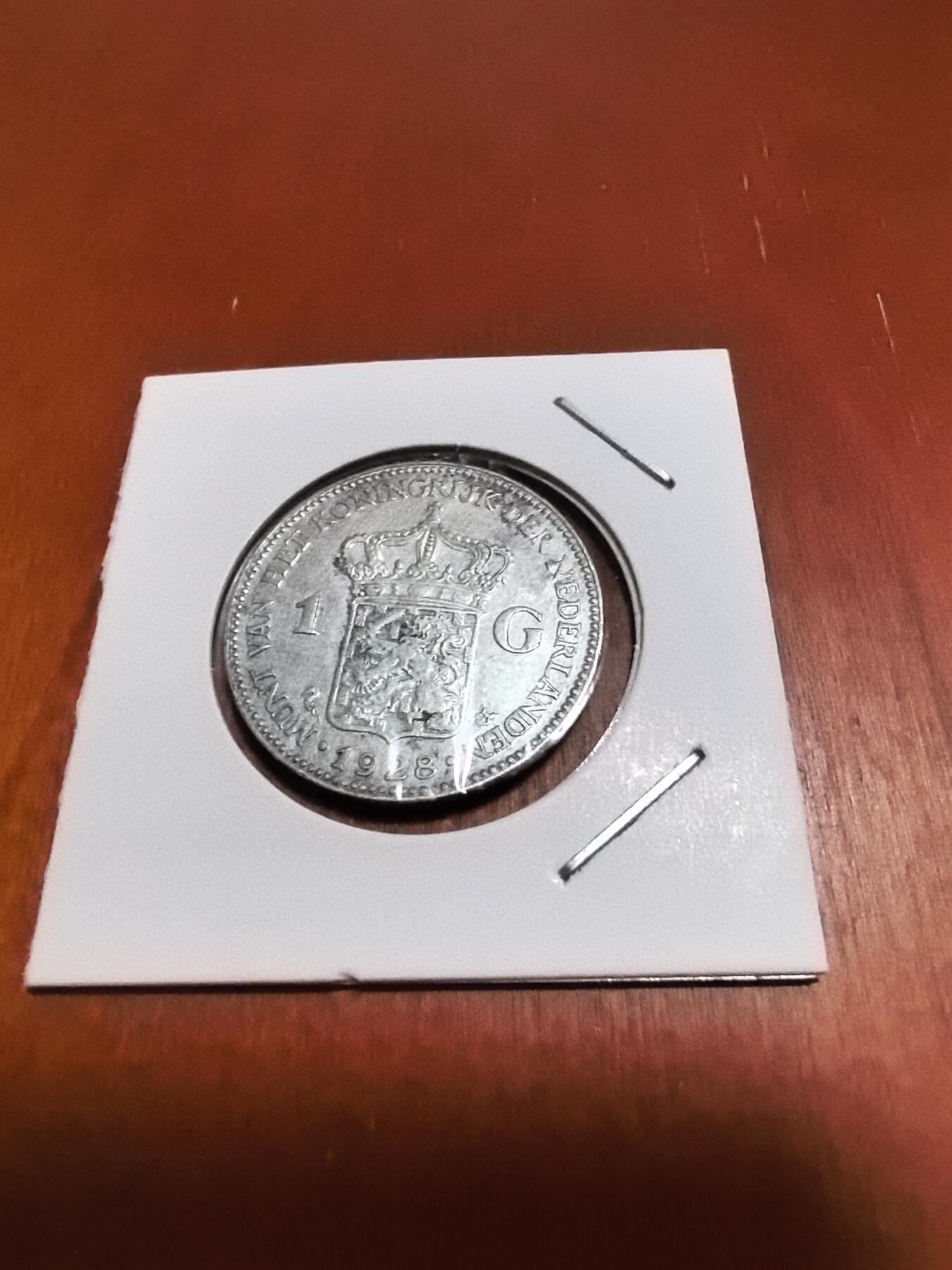 长老汇蛇年精选第九十九场拍卖 1928荷兰威廉明娜1盾银币，10克720银